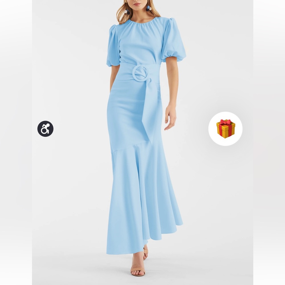Camila Dress - Chambray Blue